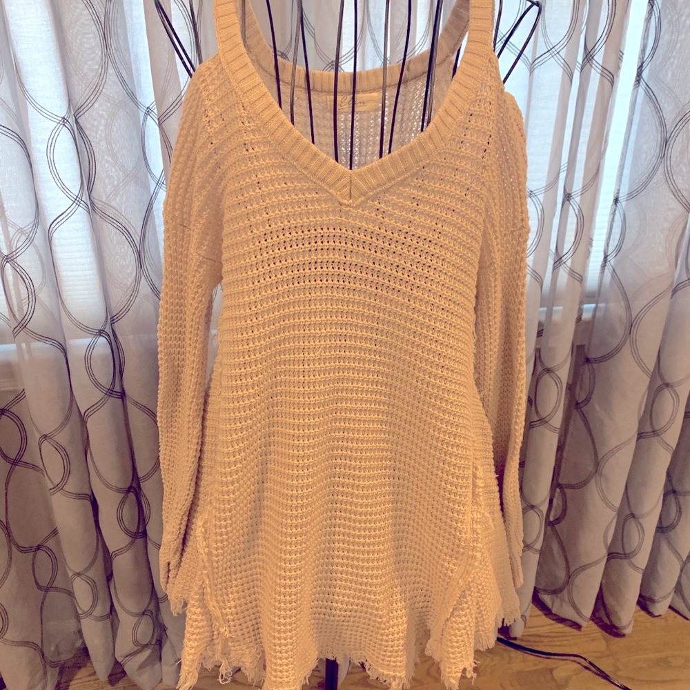 Cold Shoulder Sweater
